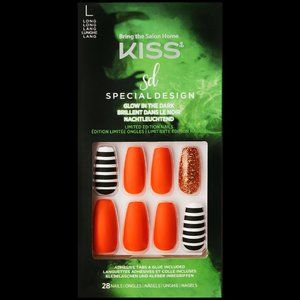 KISS Halloween Special Design Nails Glow in the Dark